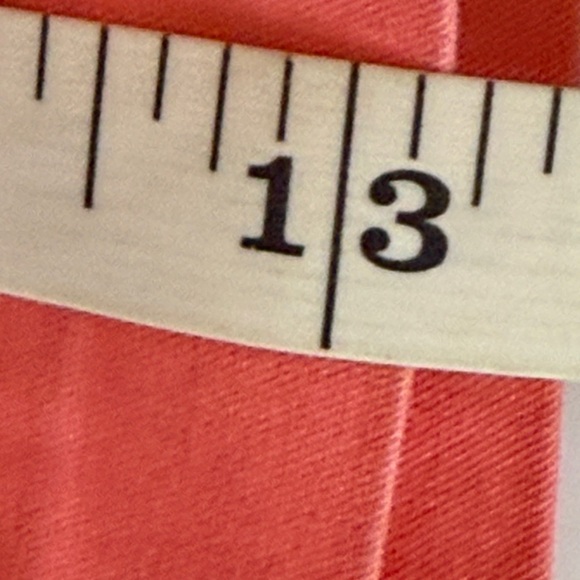 Old Navy tomato color Bermudas Vibrant Cotton Style - Picture 7 of 10